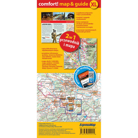 Beskid Śląski map&guide XL PL laminat 2024