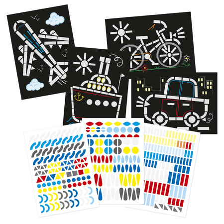 Zestaw kreatywny Crafty Środki transportu