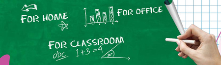 Tablica samoprzylepna w rolce zielona A2 (420mm x 594mm) 0,12mm