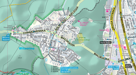 Gdańsk Gdynia Sopot plan Trójmiasta 1:26 000 foliowana 2025