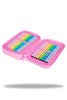 Piórnik 2-komorowy z wyposażeniem Coolpack Jumper 2 pastel powde róż