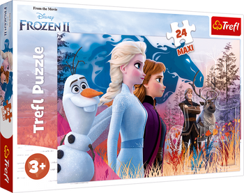 Puzzle 24 maxi Magiczna wyprawa Frozen 2 14298