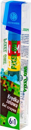Kredka żelowa przekładana 6w1 Astrakids Pixel One