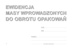Ewidencja masy wprowadzonych do obrotu opakowań