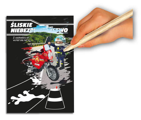 Odważni strażacy. Playmobil Action Heroes. Ekstrazdrapka