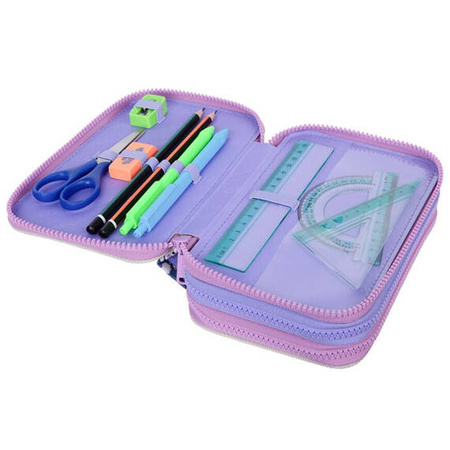 Piórnik 3-komorowy z wyposażeniem Coolpack Jumper 3 Sew Heart