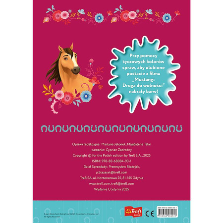 Mustang z dzikiej doliny. Wodne malowanki