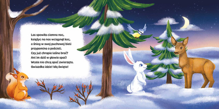 Leśna Wigilia. Książka z puzzlami