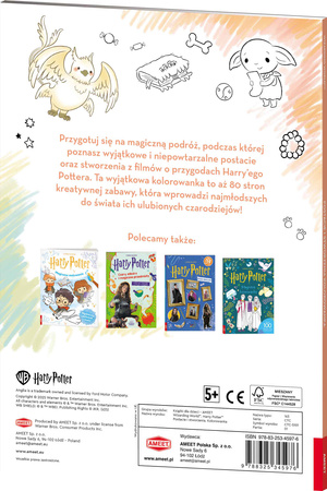 Harry Potter Postacie i Stworzenia kolorowanka CTC-5101