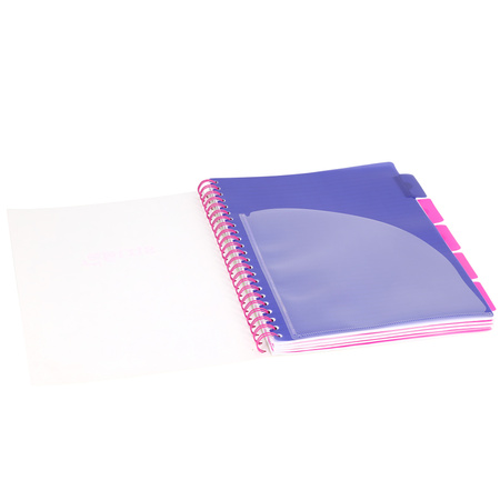 Kołozeszyt Strigo A4 Project Book Neon zielony linia