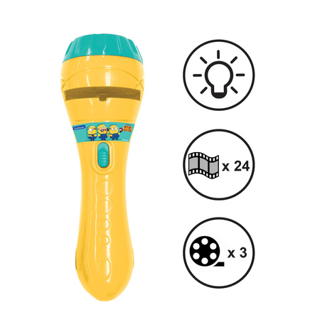Latarka z projektorem Minionki Lexibook LTC050DES