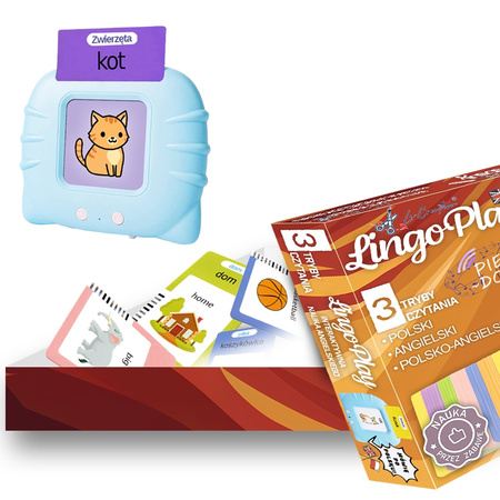 Karty do nauki Angielskiego Lingo Play Niebieskie