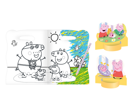 Razem jest weselej. Świnka Peppa. SuperKolory