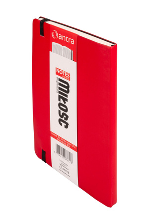 Notes Miłość A5 kratka czerwony