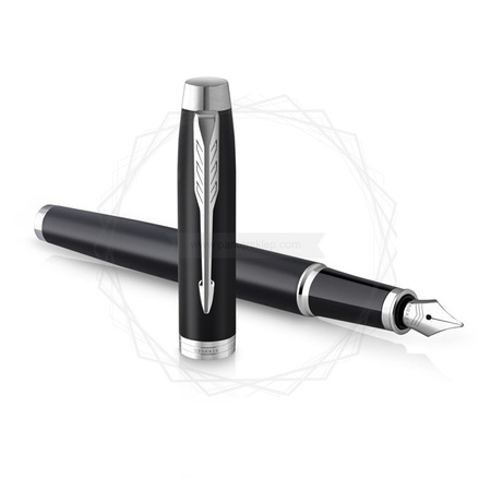 Pióro wieczne Parker Im Essential Matte Black CT (F) niebieskie 2143637