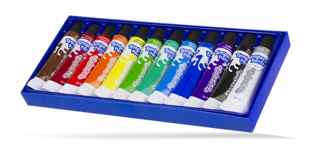 Farby tempera w tubach Colorino Kids 12 kolorów 12 ml
