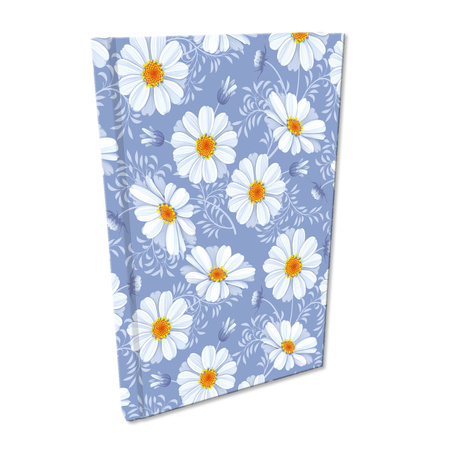 Notes A5 kratka Soft Touch Stokrotki Retro