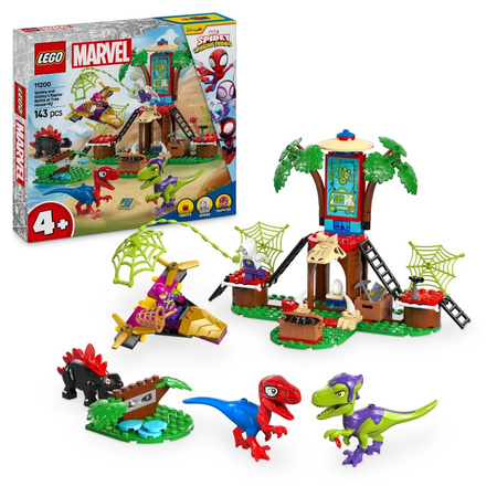 Lego Bitwa Spidey’ego i Gobby’ego przy domku na drzewie 11200