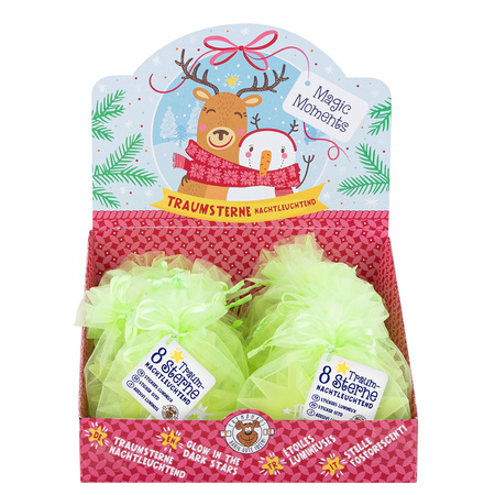 Gwiazdki świecące w ciemności 8 szt.