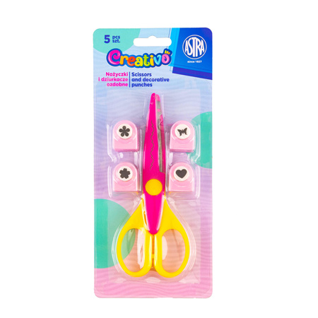 Nożyczki i dziurkacze ozdobne 1 ASTRA Creativo - 5 el.