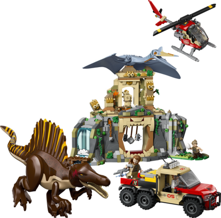 Lego Jurassic World Powietrzna misja z Kecalkoatlem i Spinozaurem 76976