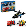 Lego City Zestaw z helikopterem wozem strażackim i łodzią podwodną 60462