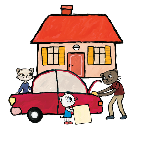 Kicia Kocia na plenerze. Kicia Kocia