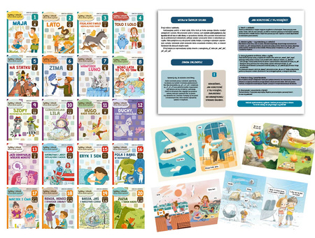 Pakiet Sylaby i słowa. Łatwa nauka czytania