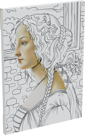 Kolororamka Arts L Portrait of a Young Woman