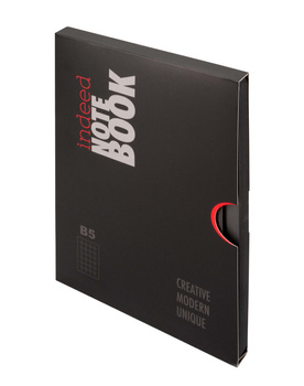 Notes Indeed B5 kratka szary