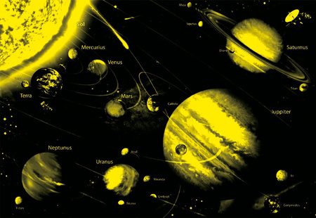 Puzzle 1000 Układ Słoneczny fluorescencyjne 109913