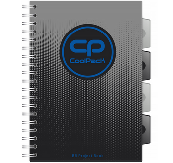 Kołobrulion B5 Coolpack 100 kartek Gradient GREY