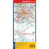 Budapest city street map 1:13 000 laminat 2019
