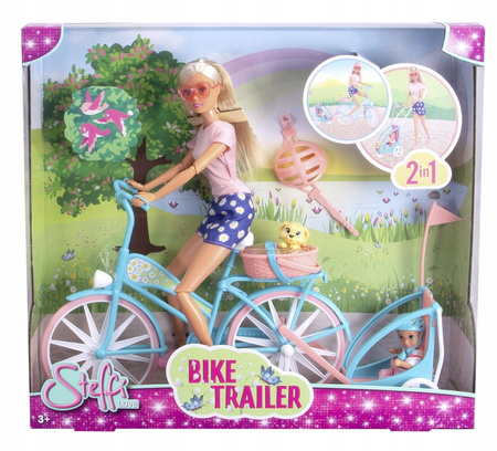 Lalka Steffi wyprawa rowerowa