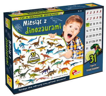 Lisciani I'm a Genius miesiąc z dinozaurami 304-PL107506