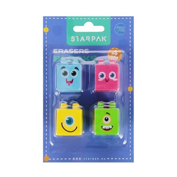 Gumki do mazania Blocks 4 szt.