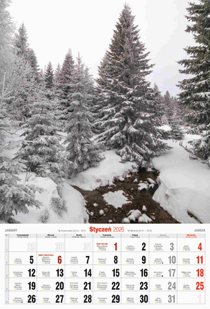 Kalendarz 2026 A3 Malownicza Polska A3-15