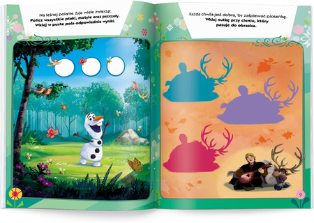 Kraina lodu 100 brokatowych naklejek NB-9103