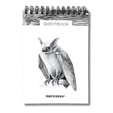 Szkicownik A6 Nietoperz na spirali 60k