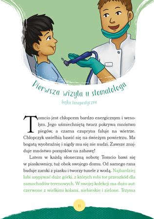 Tomcio rozwiązuje problemy choroba i wizyta u lekarza kreatywne książeczki terapeutyczne