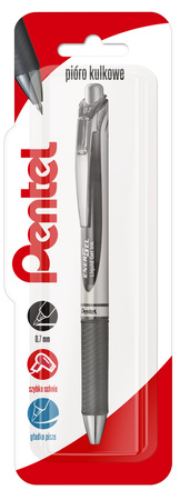 Pióro kulkowe 0,7 mm EnerGel BL77 szary 1 szt.