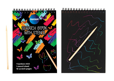 Notes z wydrapywankami z patyczkiem