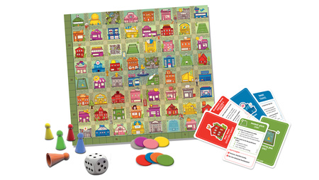 Gra do nauki języka angielskiego Let's talk! Projekt miasto