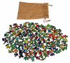 Puzzle 137 drewniane kolorowe Sowa