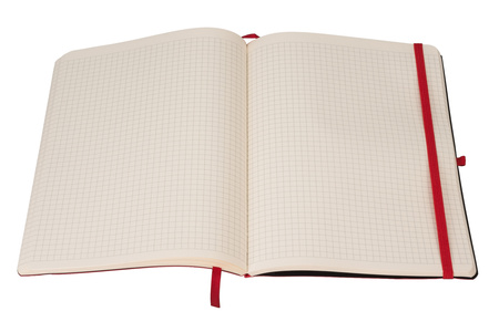 Notes Impresja A5 kratka czerwony