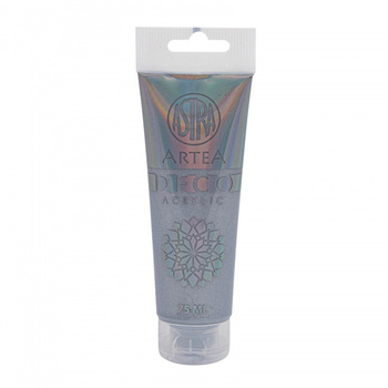 Farba akrylowa Deco Artea 75 ml tuba metaliczny srebrny