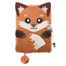 Pamiętnik A5 Włochacz z kłódką 3D Foxy 96k.
