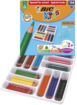 BIC Kids Evolution Triangle ECOlutions Kredki ołówkowe Zestaw 144szt
