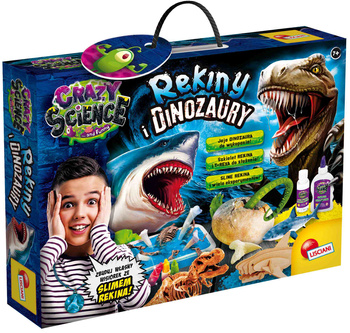 Lisciani Crazy Science Rekiny i Dinozaury 304-PL97586