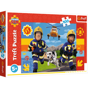 Puzzle 100 Zawsze pomocny Strażak Sam 16518
